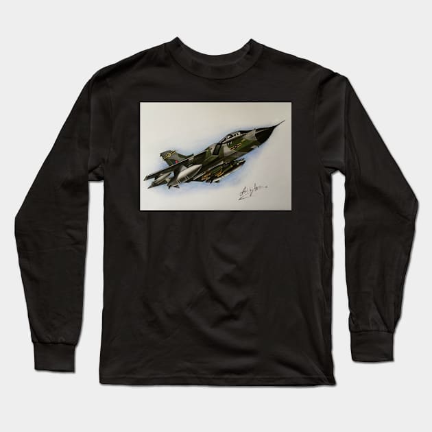 Tornado Long Sleeve T-Shirt by Artbythree